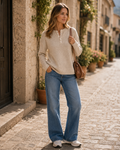 Suéter Adriana para Mujer – Hombros caídos, Corte cómodo y Silueta relajada