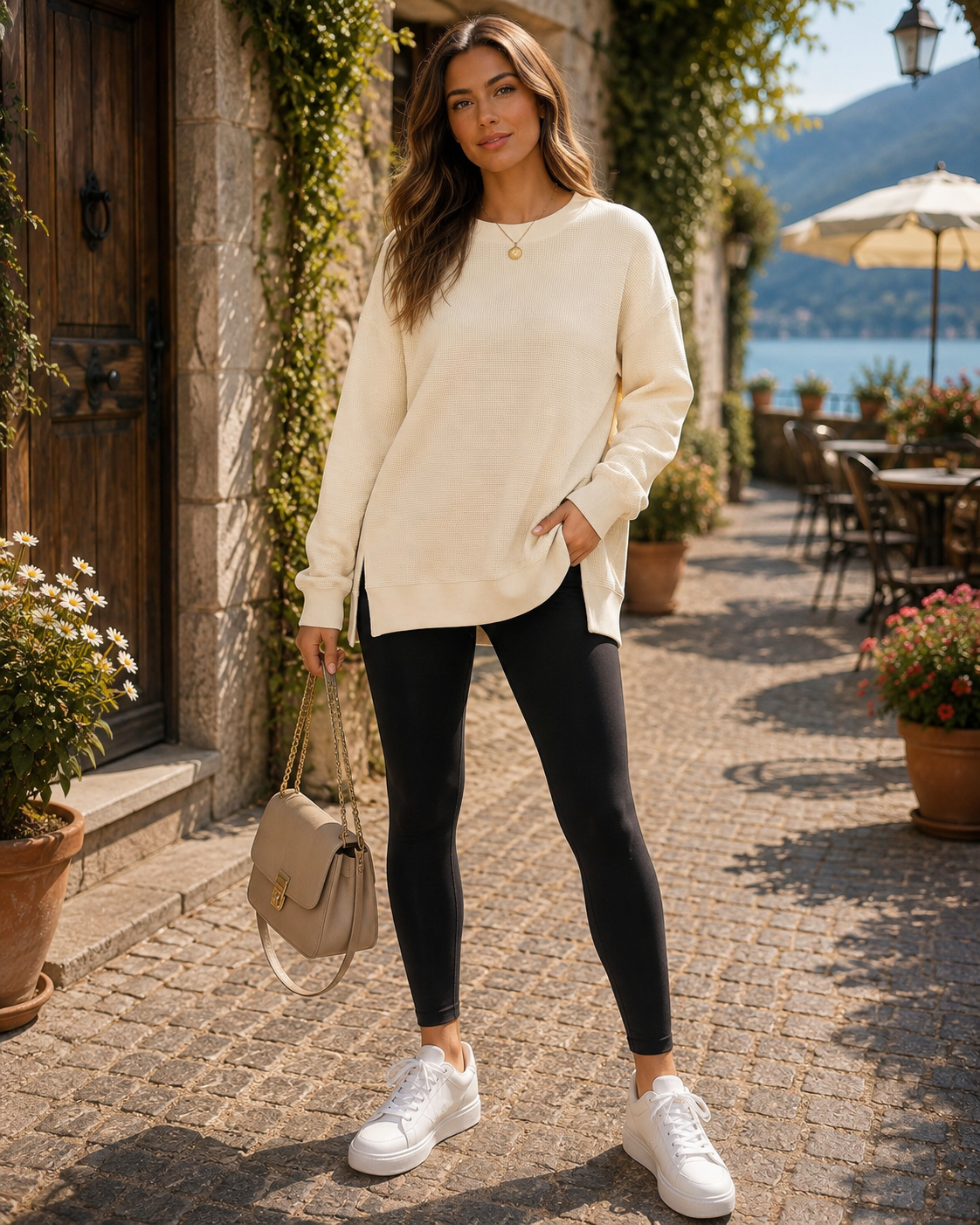 Sudadera Julia para Mujer – Cuello redondo, Mangas largas y Cómodo