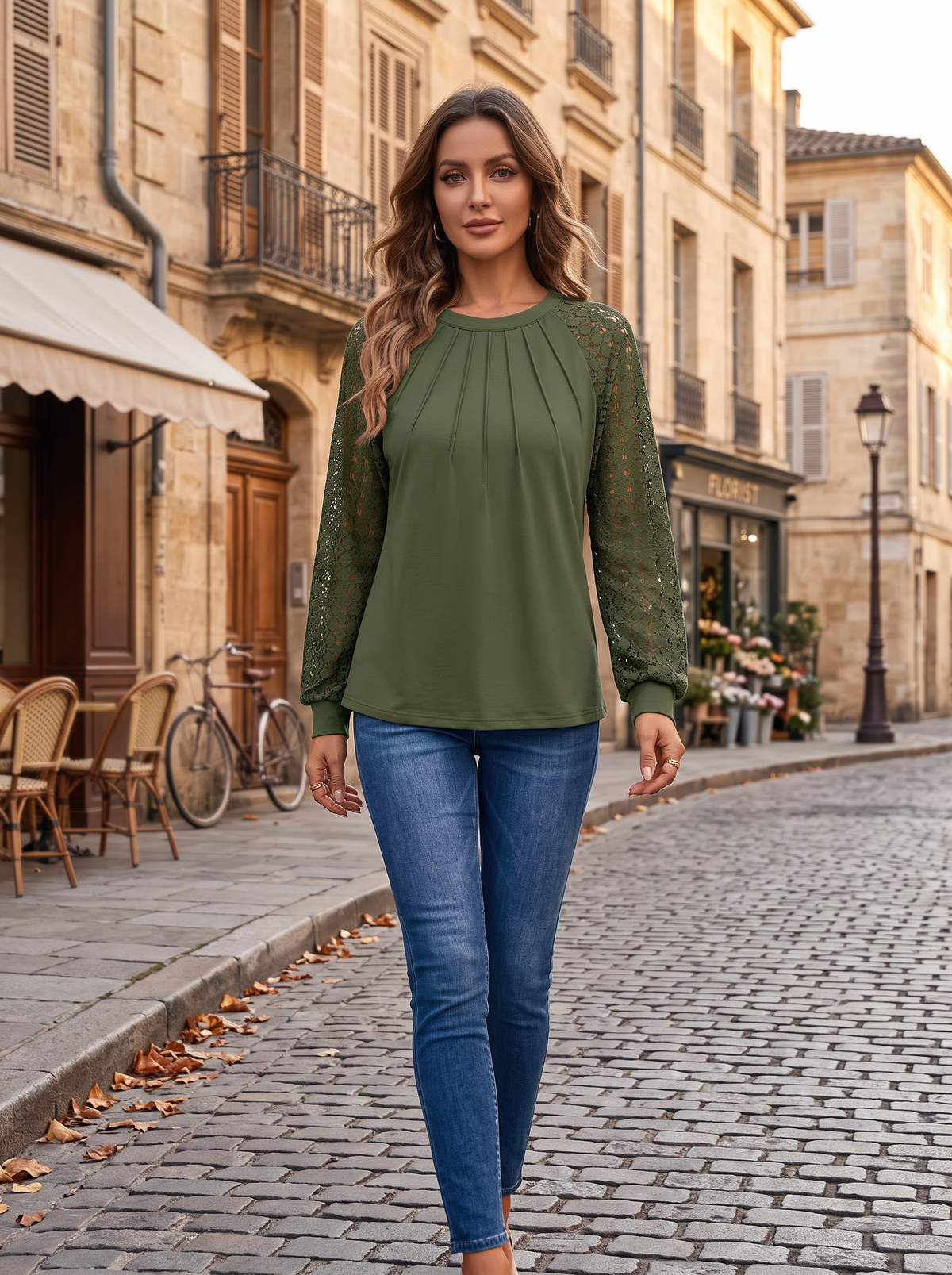 Blusa Valentina para Mujer – Cuello redondo y Corte cómodo