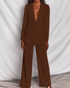 Felicity Traje Blazer 2 Piezas Mujer – Chaqueta Entallada y Pantalón Elegante