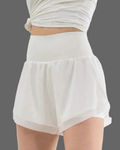 Cassandra Shorts Deportivos 2 en 1 Mujer – Tiro Alto, Malla Interior y Bolsillos