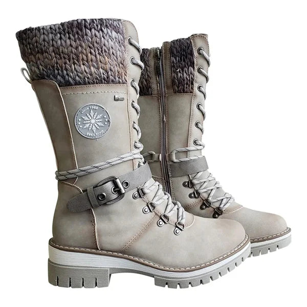Kylee Bottes Hautes d’Hiver pour Femme – Bottes Chaudes Élégantes Chic