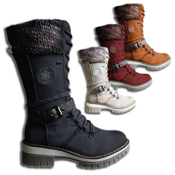 Kylee Bottes Hautes d’Hiver pour Femme – Bottes Chaudes Élégantes Chic