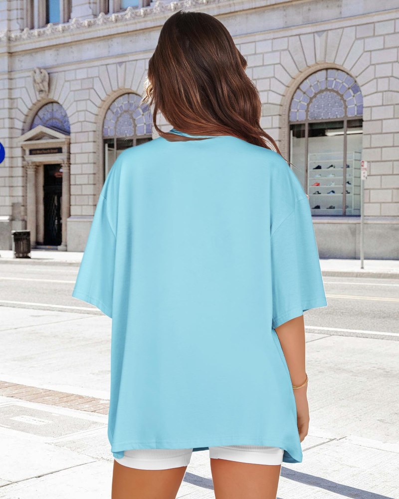 Maya Camiseta Mujer – Escote en V, Manga Corta y Tejido Elástico Ligero