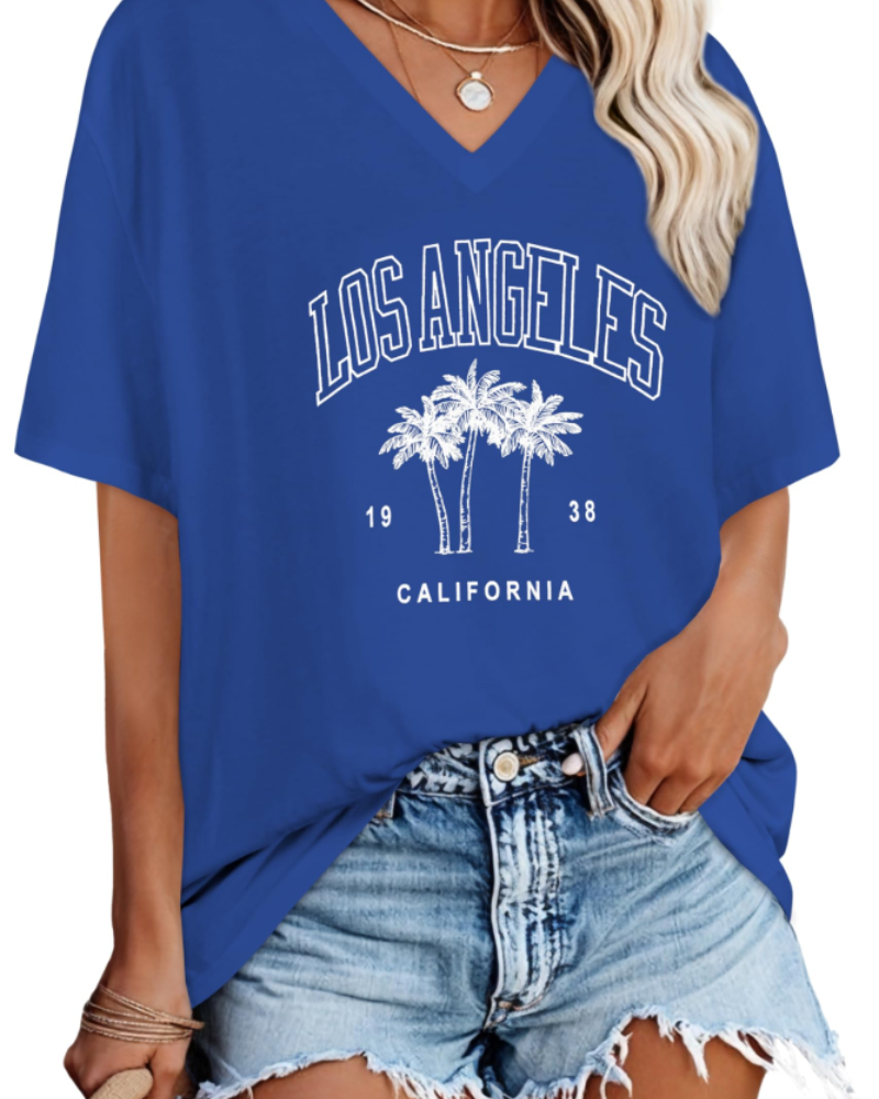 Maya Camiseta Mujer – Escote en V, Manga Corta y Tejido Elástico Ligero