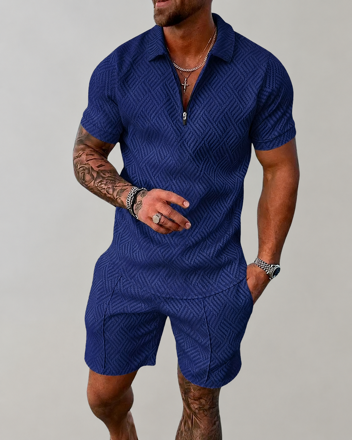 Oliver Conjunto de Verano Hombre – Algodón y Lino, Ligero y Transpirable