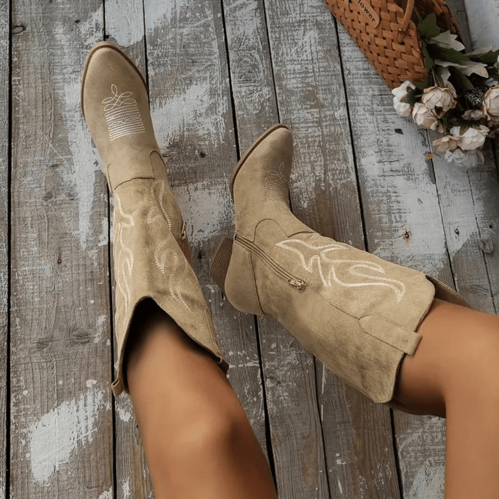 Sloan Stivali Cowboy da Donna – Stivali Western Eleganti Casual Chic