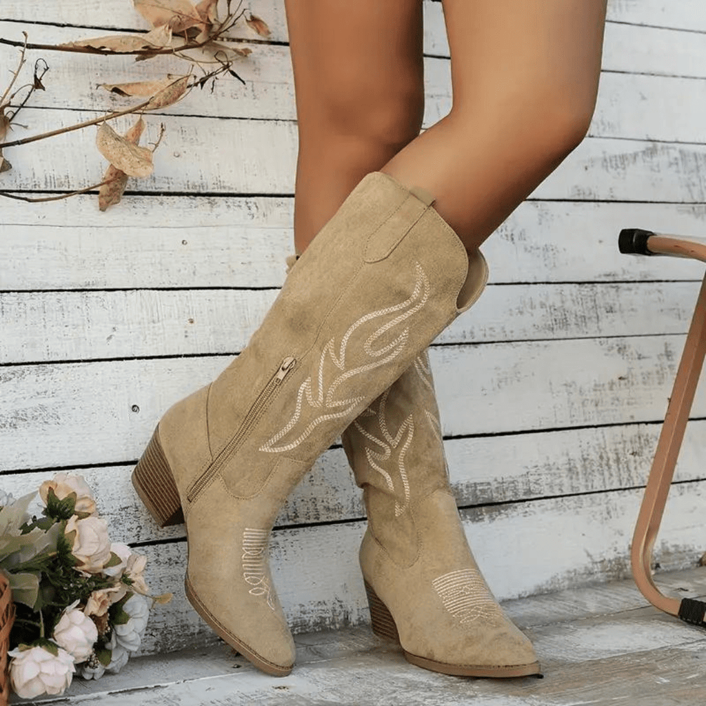 Sloan Stivali Cowboy da Donna – Stivali Western Eleganti Casual Chic