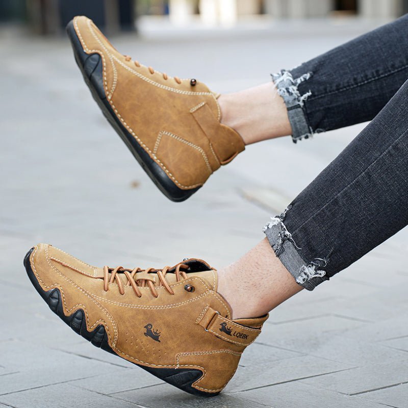 Eric chaussures en cuir pour homme – chaussures élégantes confortables décontractées chic