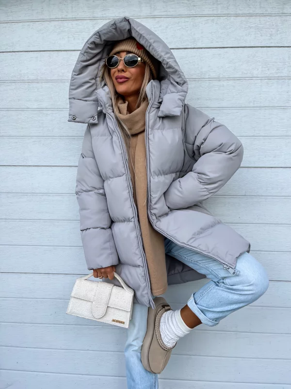 Abrigo de invierno Nadia para Mujer – Cómodo, Capucha y Cálido