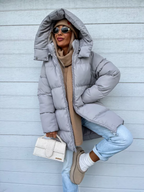 Abrigo de invierno Nadia para Mujer – Cómodo, Capucha y Cálido