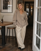 Ella Cardigan de Cachemira Mujer – Corte Amplio, Suave y Transpirable
