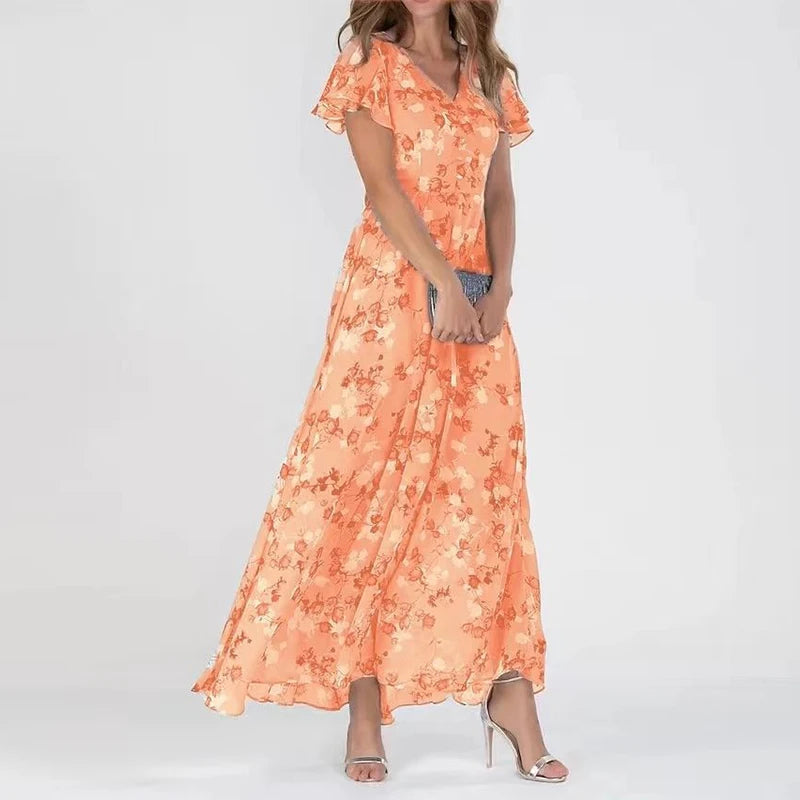 Jill Robe midi élégante pour femme – Robe chic ajustée intemporelle