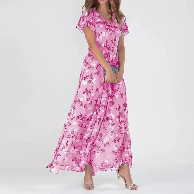 Jill Robe midi élégante pour femme – Robe chic ajustée intemporelle
