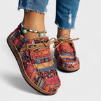 Alison Zapatillas Casual Mujer – Diseño Artístico, Ligeras y Suela con Agarre
