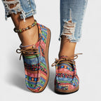 Alison Zapatillas Casual Mujer – Diseño Artístico, Ligeras y Suela con Agarre