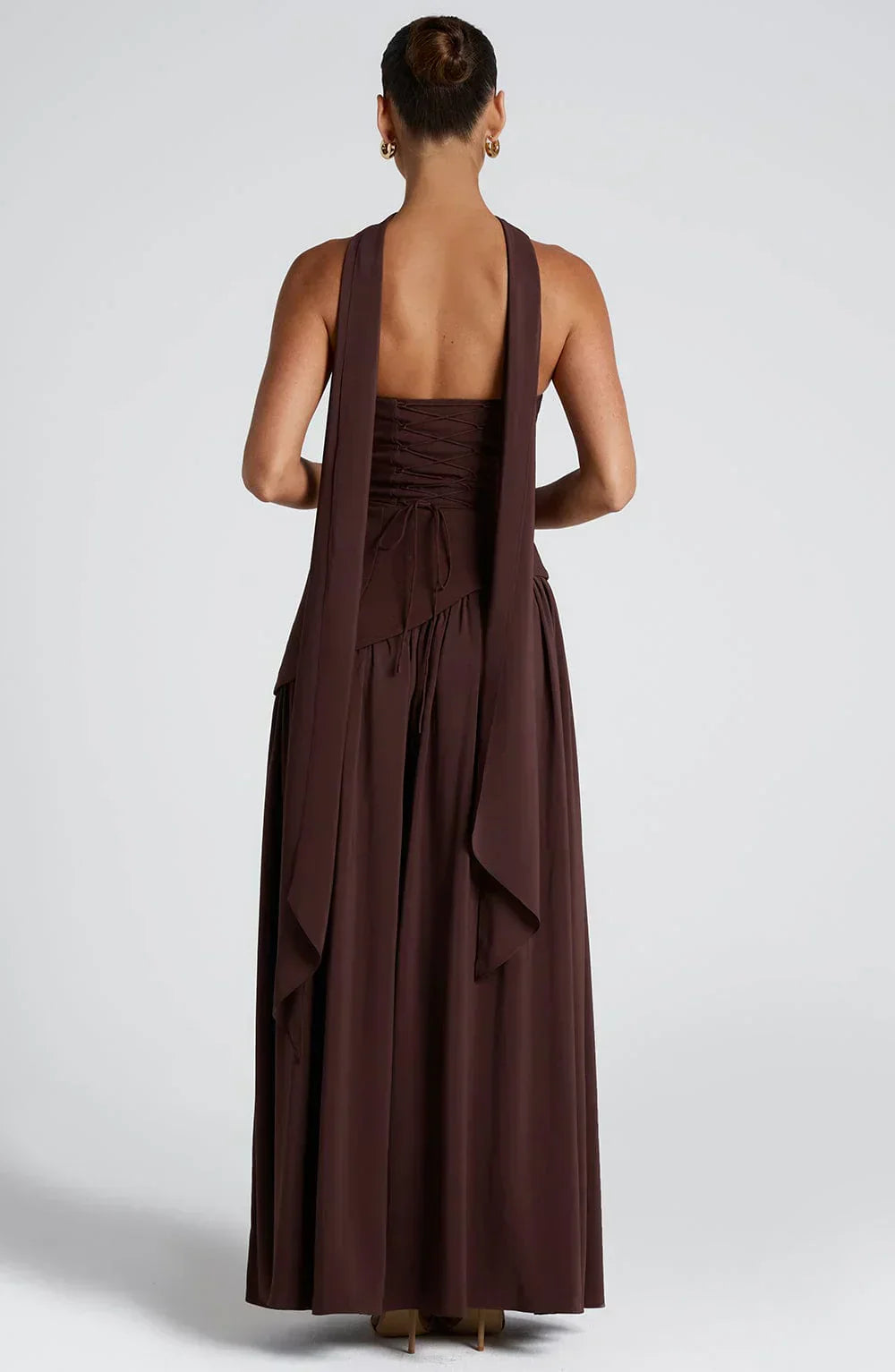 Victoria Robe de Soirée pour Femme – Robe Bustier Élégante avec Fente