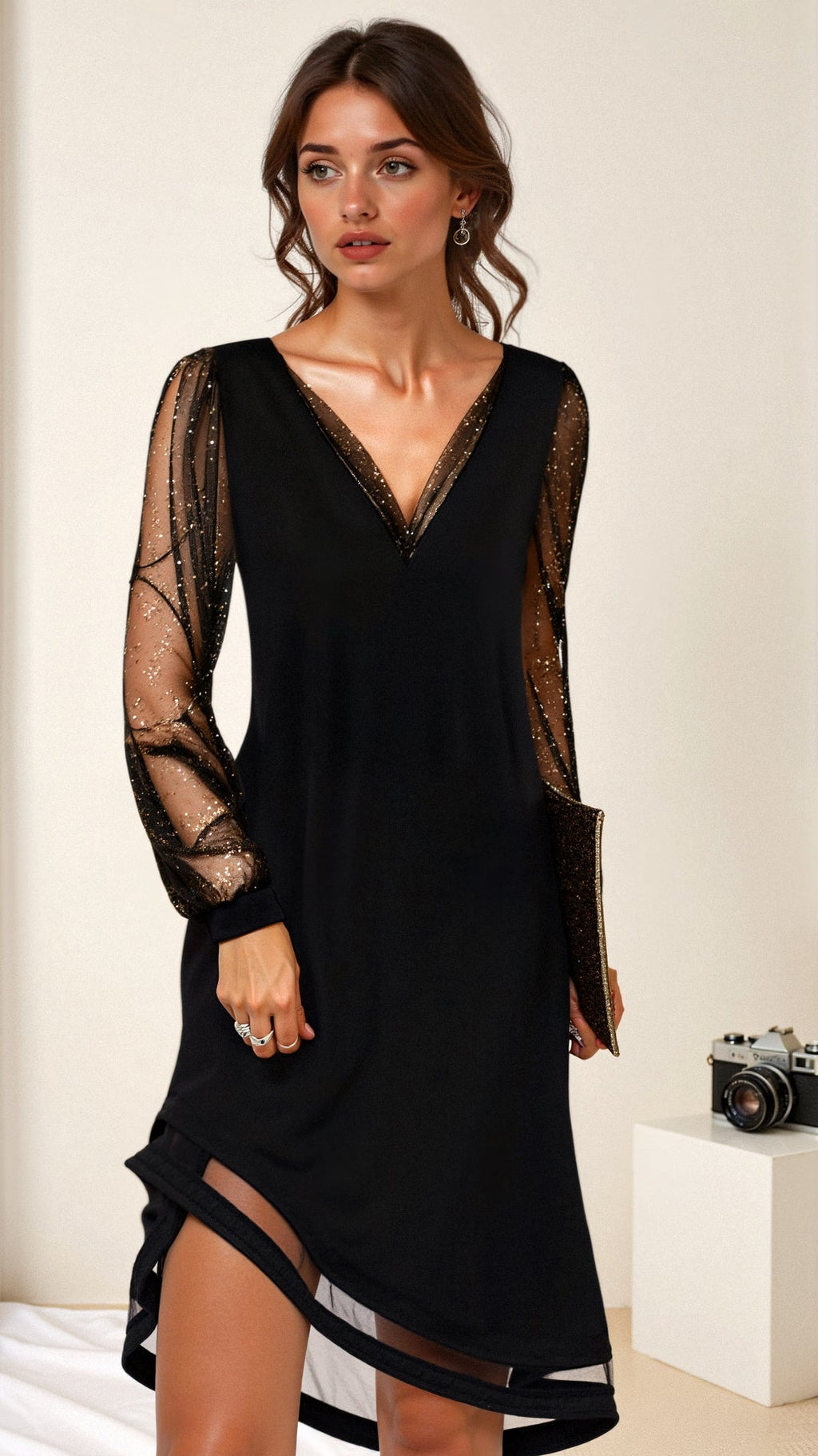 Vestido Adriana para Mujer – Corte elegante, Sofisticado y Suave