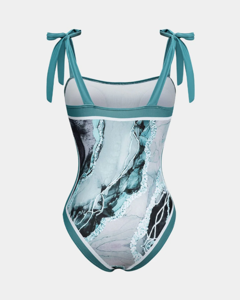 Lorelei Set de Bañador Mujer – Traje Moldeador con Pareo y Tiras Ajustables