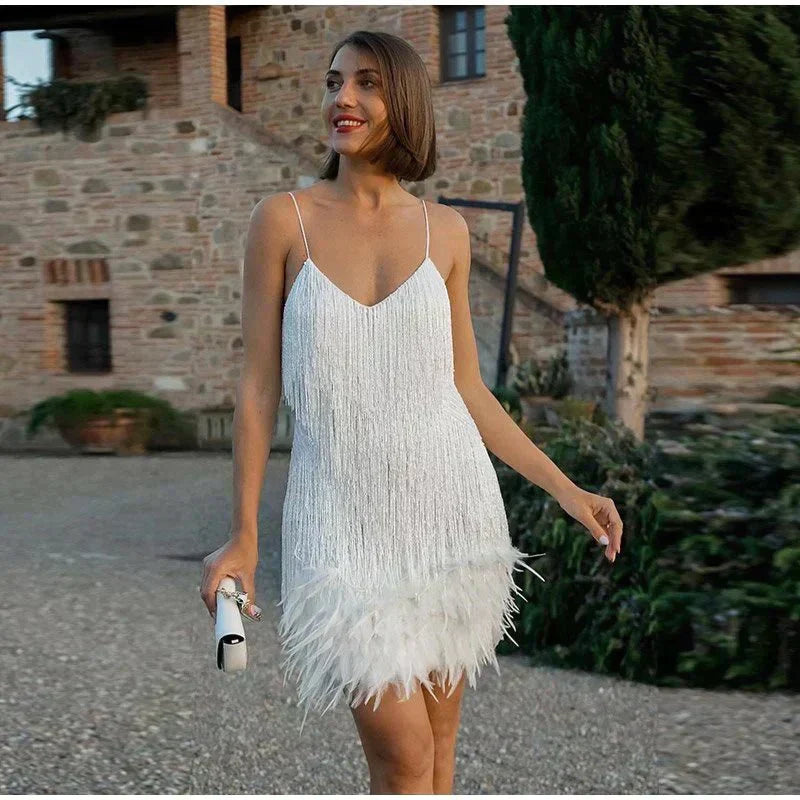Samantha Vestido de Fiesta para Mujer – Vestido de Lentejuelas Elegante y Chic