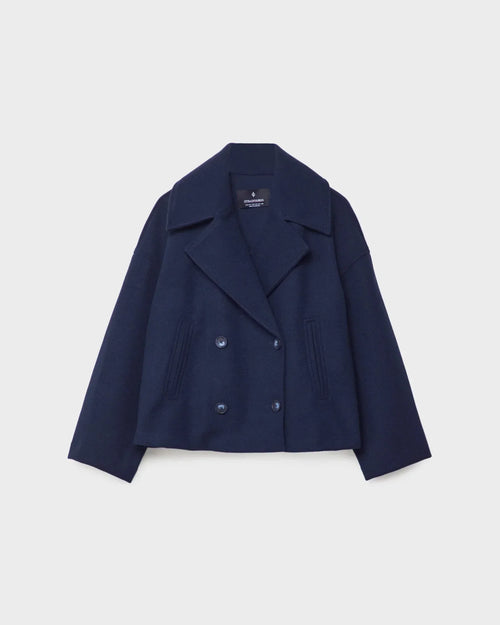 Aurélie Women’s Wool Jacket – Elegant Short Double-Breasted Winter Coat