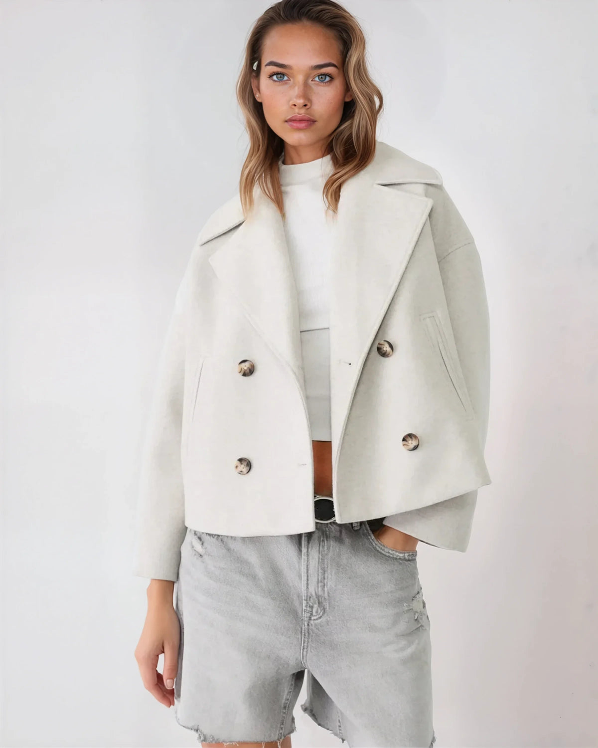 Abrigo de lana Elena para Mujer – Elegante, Cálido y Suave