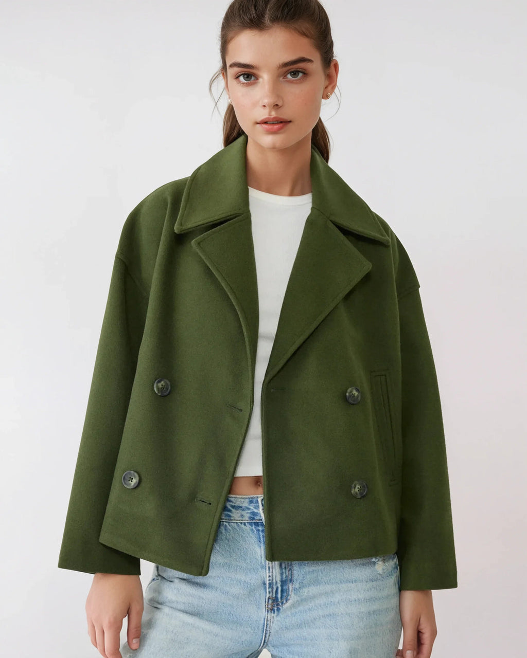 Abrigo de lana Elena para Mujer – Elegante, Cálido y Suave