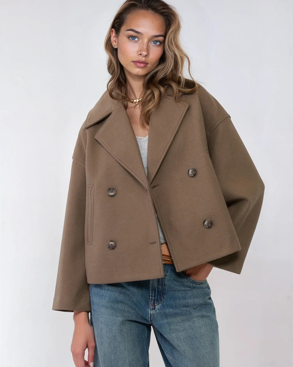 Abrigo de lana Elena para Mujer – Elegante, Cálido y Suave
