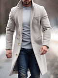 Abrigo de invierno Alonso para Hombre – Bolsillos prácticos, Cierre de botones y Corte sastre