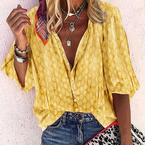 Billie Women’s Summer Blouse – Elegant, Lightweight, Breathable, Chic Blouse