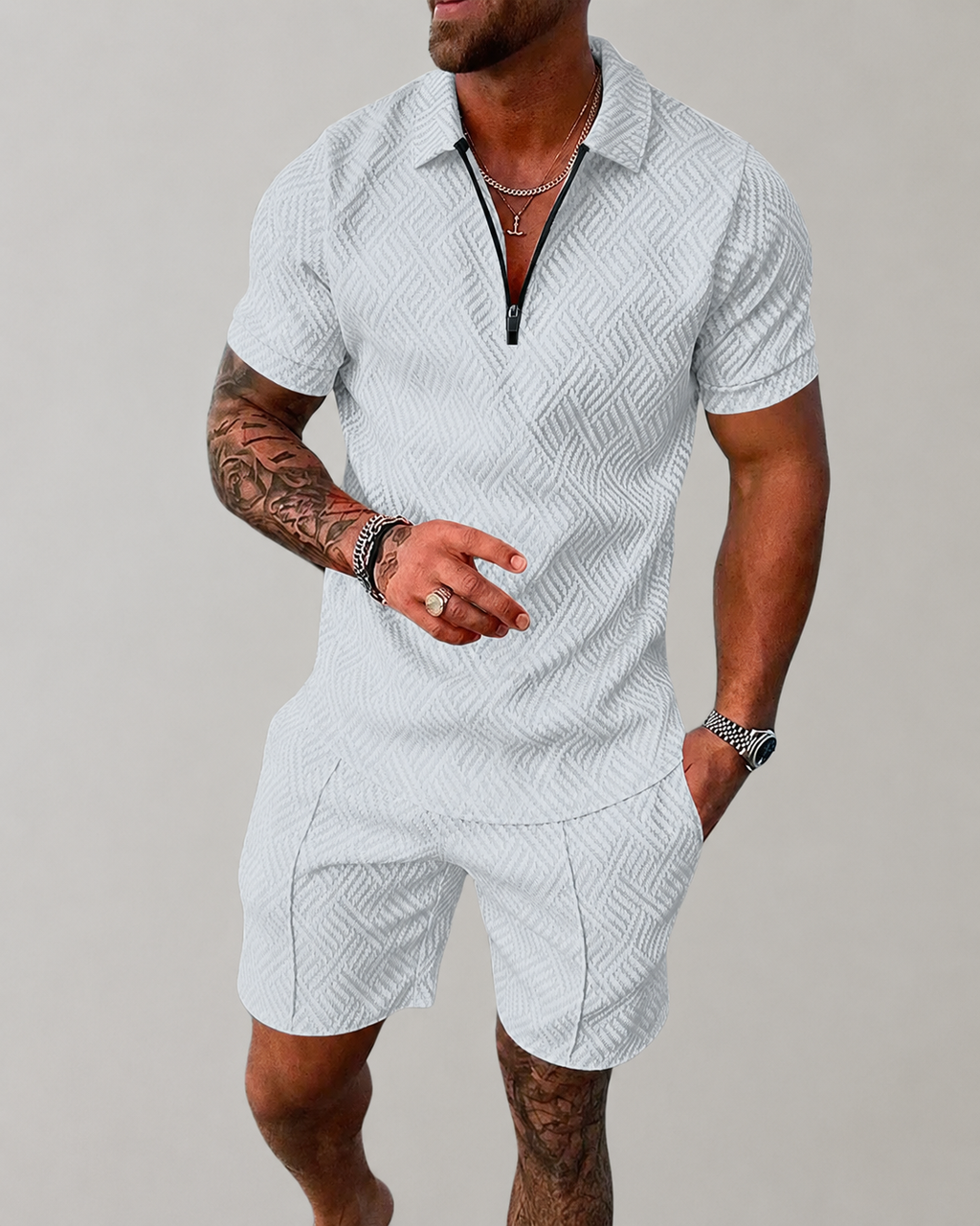 Oliver Conjunto de Verano Hombre – Algodón y Lino, Ligero y Transpirable