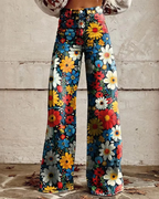 Naomi Vaqueros Wide Leg Mujer – Denim Estampado Artístico y Corte Holgado