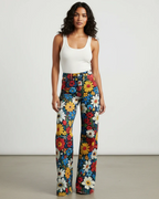 Naomi Vaqueros Wide Leg Mujer – Denim Estampado Artístico y Corte Holgado