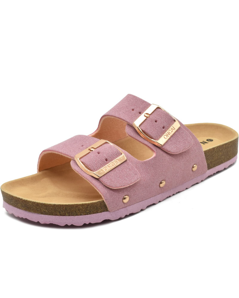 Eliza Sandalias Mujer – Slide Verano, Correas Ajustables y Plantilla Ergonómica