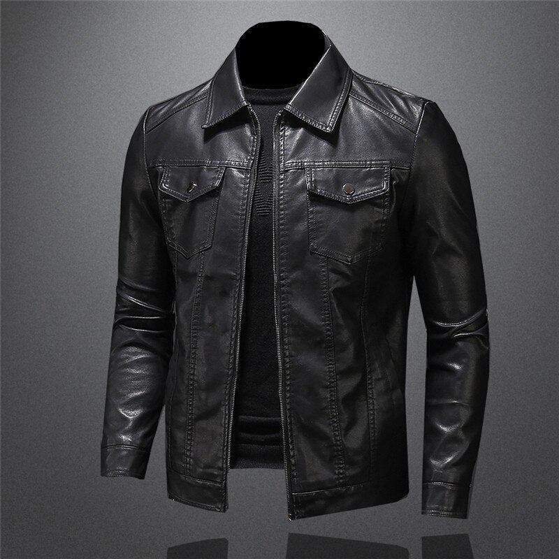 Chaqueta de piel Pedro para Hombre – Estilo atemporal, Elegante y Diseño atemporal
